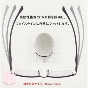 遠近両用メガネ 老眼鏡 軽量 ブルーライトカッ...の詳細画像5