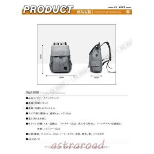 リュック リュックサック レディース 帆布 マ...の詳細画像1