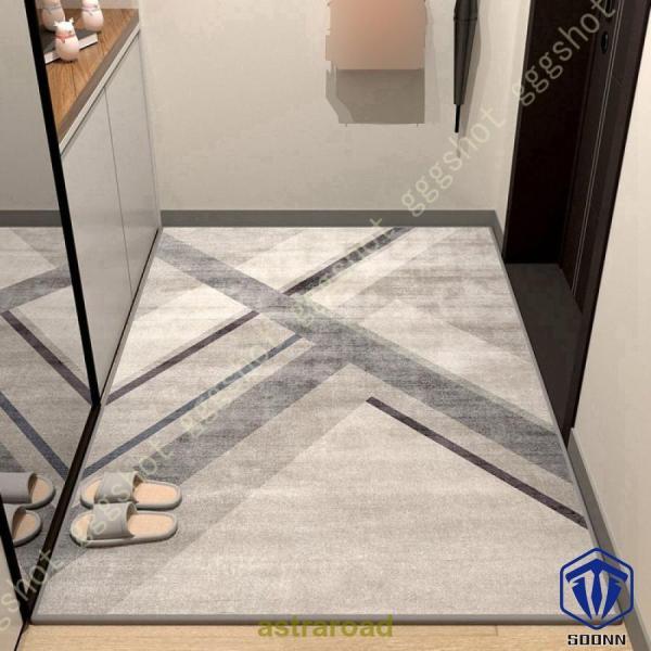 玄関マット 室内 おしゃれ ドアマット 洗える 屋内 屋外 ウェルカム すべり止め付き 玄関 マット...