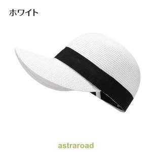 麦わら帽子 キャップ ストローハット 男女兼用...の詳細画像3
