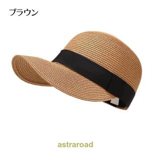 麦わら帽子 キャップ ストローハット 男女兼用...の詳細画像4