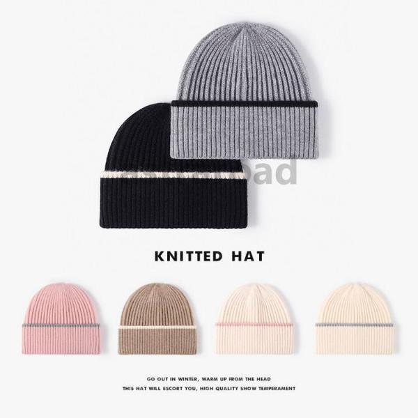 ワッチ ニット帽 ワッチキャップ レディース メンズ 帽子 ニット リブ編み ダブルニット帽 秋冬 ...