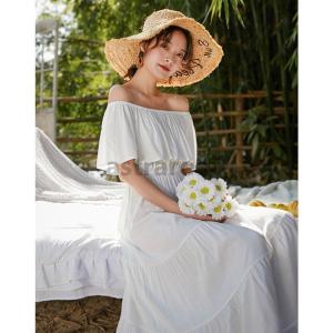 リゾートワンピース 夏 レディース ベアトップ...の詳細画像2