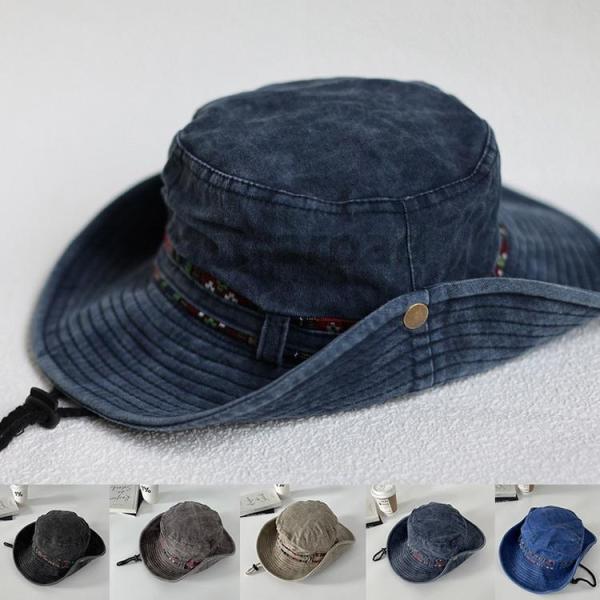 帽子 バケットハット サファリハット カウボーイハット アウトドア アドベンチャーハット レディース...
