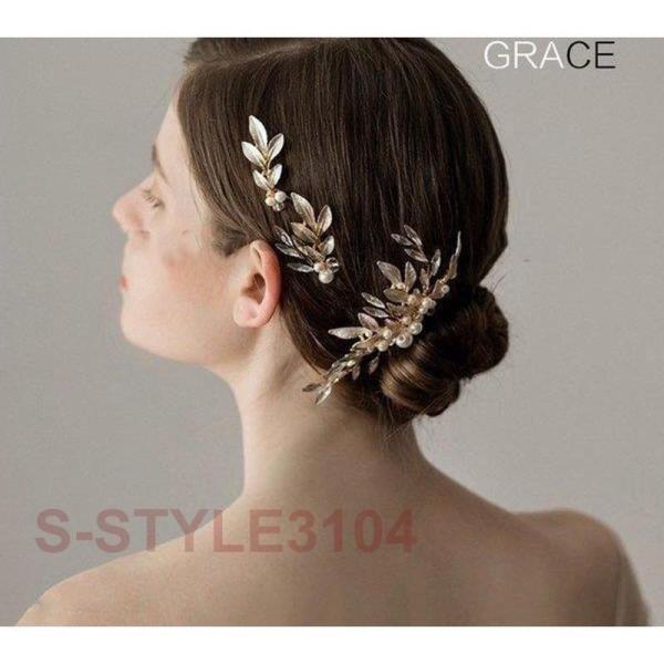 新品 可愛いヘアアクセ ヘアアクセサリー 髪飾り ウエディング ヘッドアクセ ヘッドアクセサリー ガ...