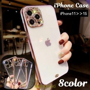 スマホケース スマホカバー ラインストーン クリアタイプ iPhone 11 11Pro 11ProMax 12 12Pro 12ProMax 12m｜astraroad