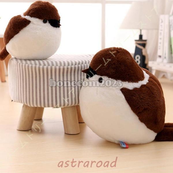 ぬいぐるみ スズメ 抱き枕 大きい カラス 動物 大 すずめ抱き枕 クッション 動物 抱き枕 縫いぐ...