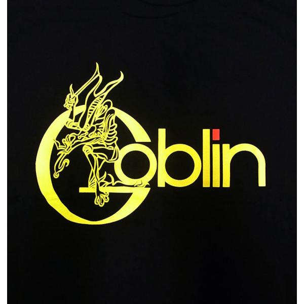 Tシャツ【Goblin】ゴブリン (ロゴ・イエロー) / イタリアバンド 映画音楽 サスペリア OT...