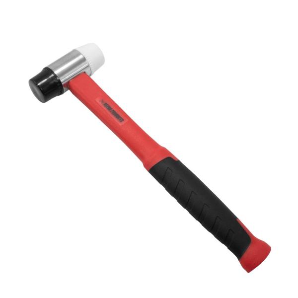 35mm プラ&amp;ラバーハンマー【ラバーハンマー プラハンマー】【トンカチ ハンマ げんのう 板金】 ...