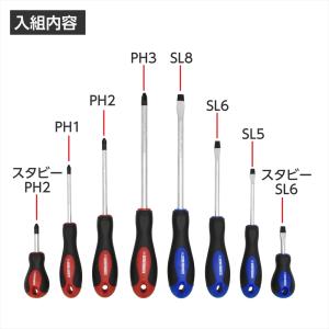 8PC スタンダード ドライバーセット | ね...の詳細画像3