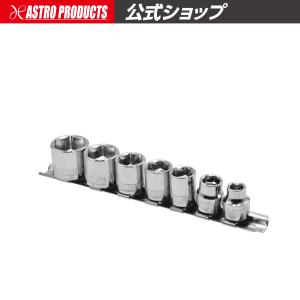 AP 3/8DR エクストラショートソケットセット（7個組）