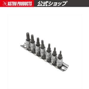 AP 1/4DR ビットソケット ヘックスローブ セット （7個組）