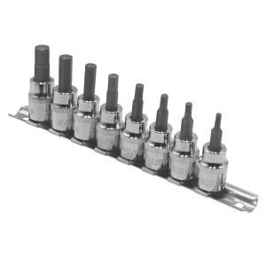 AP 3/8DR HEXビットソケットセット インチ (8個組) (限定)
