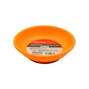 AP 丸型 プラスチック マグネットトレー オレンジ