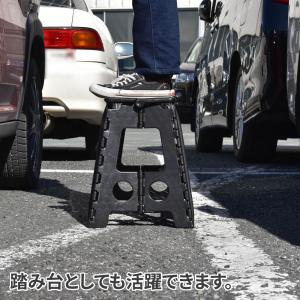 フォールディングスツール ブラック | 椅子 ...の詳細画像1