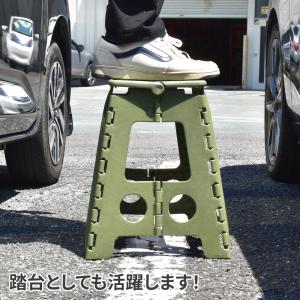 フォールディングスツール オリーブドラブ | ...の詳細画像2