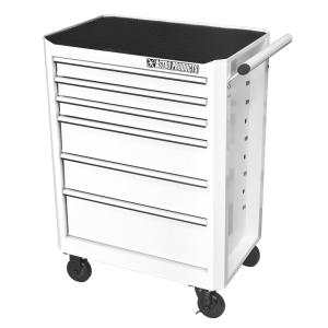 ロールキャビネット 6段 ホワイト RC086