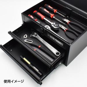 コンパクトツールボックス 2段 マットレッド ...の詳細画像2
