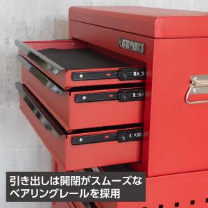 トップチェスト 3段 マットブラック TC19...の詳細画像1