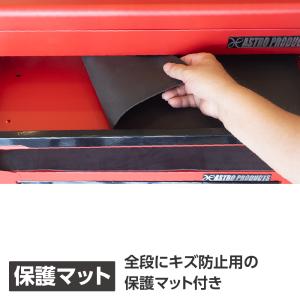 トップチェスト 3段 マットブラック TC19...の詳細画像5