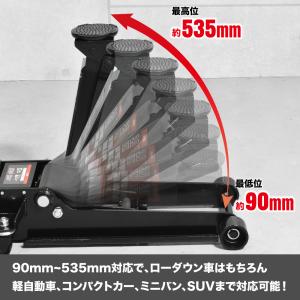 3.0TON 低床ガレージジャッキ GJ142...の詳細画像1