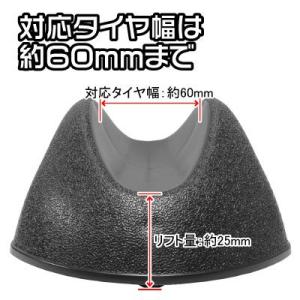 ライザーブロック【ホイールストッパー フロント...の詳細画像2