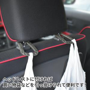プラスチックカラビナ オリーブドラブ (2個入...の詳細画像2