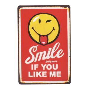 AP ガレージサインボード Smile | DIY ブリキ アンティーク ガレージ 整備 アメリカン 工具 自動車 看板 サインボード｜ASTROPRODUCTS インターネット店