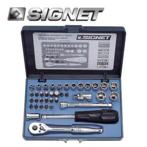 SIGNET 11738 1/4DR 38PC MM ソケットレンチセット【シグネット】