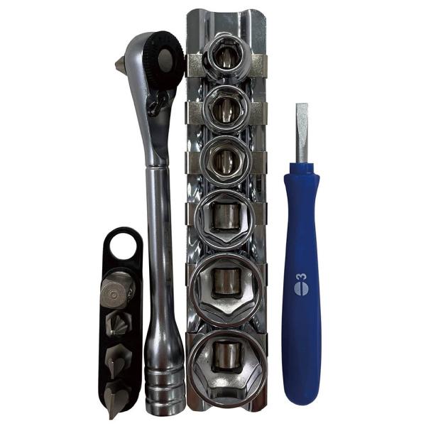 SIGNET 28274 1/4DR 13PCS ショートビットソケット ミニラチェセット ｜ シク...