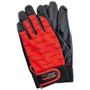 Penguinace PA9233 ノンスリップライトPパターンマジック レッド L【ワークグローブ...