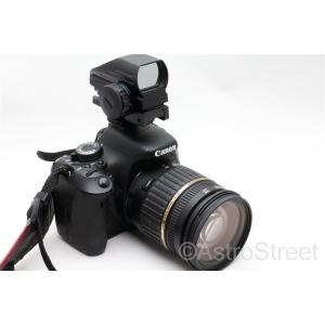 アストロストリート バイザー付きホットシュー対応 マルチドットファインダー 照準器 4種マルチレティ...