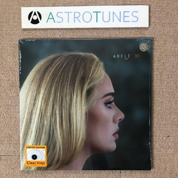 未開封新品 限定クリアーレコード アデル Adele 2021年 2枚組LPカラーレコード 30 名...