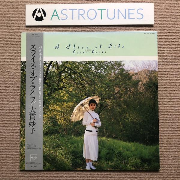 良盤 大貫妙子 Taeko Ohnuki 1987年 LPレコード A Slice Of Life ...