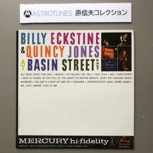 原信夫Collection 良盤 美ジャケ レア盤 1962年米国オリジナル盤 Billy Eckstine & Quincy Jones LPレコード At Basin Street East At