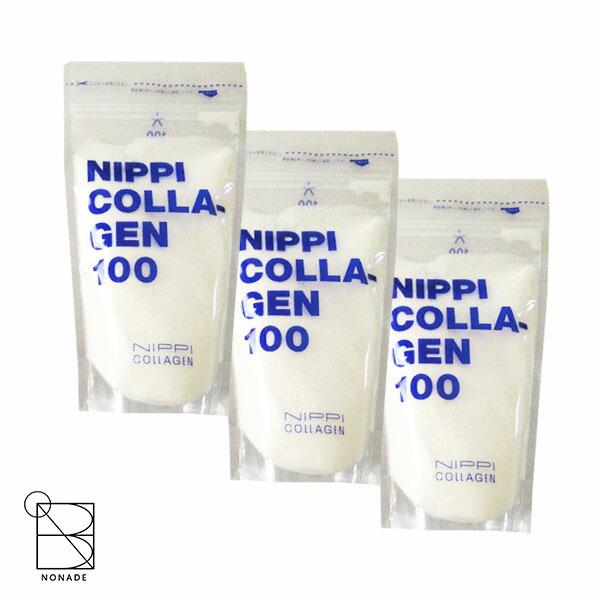 NIPPI COLLA-GEN ニッピコラーゲン100 110g 3袋 セット 箱なし 美容 健康習...