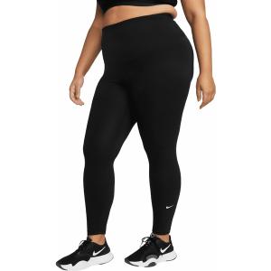 ナイキ カジュアルパンツ ボトムス レディース Nike One Women's High-Rise Leggings (Plus Size) Black｜asty-shop2
