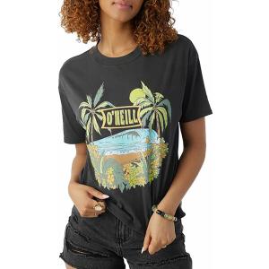 オニール シャツ トップス レディース O'Neill Women's Coastliner T-Shirt Washed Black｜asty-shop2