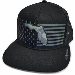 フローグロウン 帽子 アクセサリー メンズ FloGrown Men's Stars and Strips Hat Black｜asty-shop2