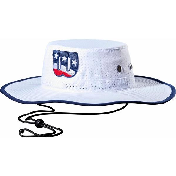 ウィルソン 帽子 アクセサリー メンズ Wilson Bucket Hat White