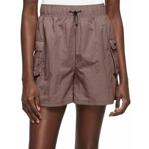 ナイキ カジュアルパンツ ボトムス レディース Nike Women's Woven High Rise Shorts Smokey Mauve｜asty-shop2