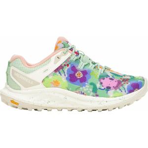 メレル ブーツ シューズ レディース Merrell Women's Antora 3 Botanist Hiking Shoes Blurred Flowers｜asty-shop2