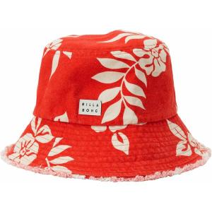 ビラボン 帽子 アクセサリー レディース Billabong Women's Suns Out Bucket Hat Red｜asty-shop2