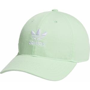 アディダス 帽子 アクセサリー レディース adidas Originals Women's Relaxed Strapback Hat Semi Green Spark｜asty-shop2