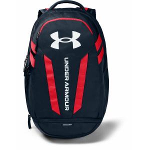 アンダーアーマー バックパック・リュックサック バッグ レディース Under Armour Hustle 5.0 Backpack Academy/Red/White｜asty-shop2