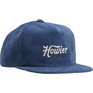 ハウラーブラザーズ 帽子 アクセサリー レディース Howler Brothers Men's Unstructured Snapback Hat Howler Script/Blu Mrge Co｜asty-shop2