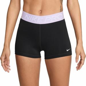 ナイキ カジュアルパンツ ボトムス レディース Nike Women's Pro 3” Shorts Black/Lilac Bloom｜asty-shop2