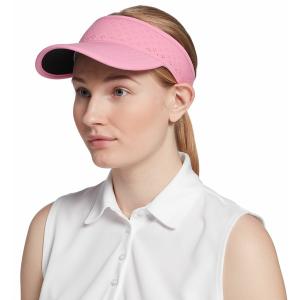 ウォルター・ヘーゲン 帽子 アクセサリー レディース Walter Hagen Women's Perforated Golf Visor Strawberry｜asty-shop2