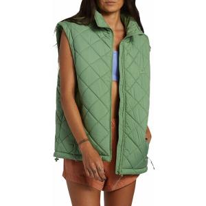 ビラボン ジャケット＆ブルゾン アウター レディース Billabong Women's Transport Puffer Vest Forest｜asty-shop2