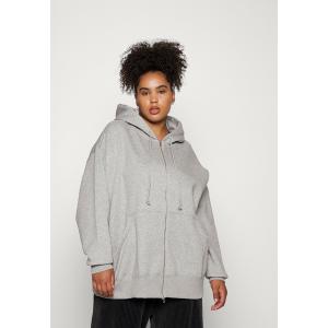 ナイキ パーカー・スウェットシャツ レディース アウター HOODIE LOOSE FIT - Zip-up sweatshirt - grey heather/sail